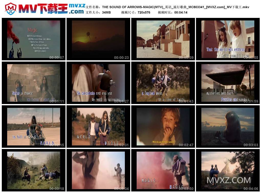 THE SOUND OF ARROWS-MAGIC(MTV)_英语_流行歌曲_MC803341